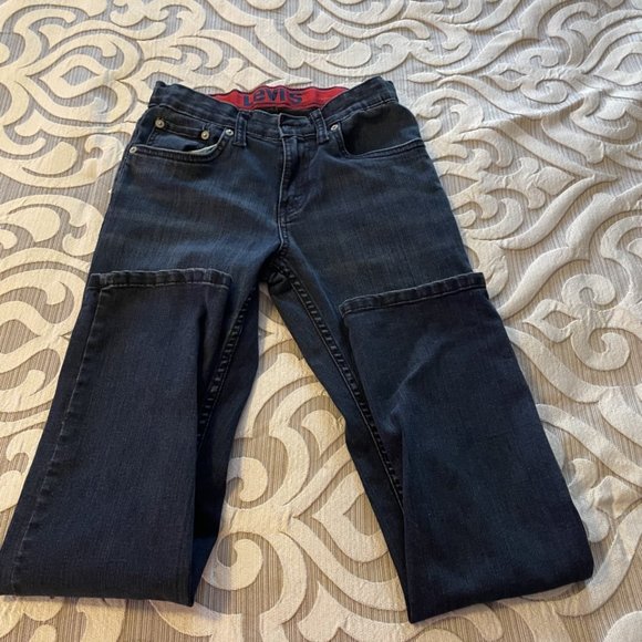 Boys Youth Levi's 511 Slim Straight Leg Classic Denim Blue Jeans Size 12 Regular - Picture 4 of 7